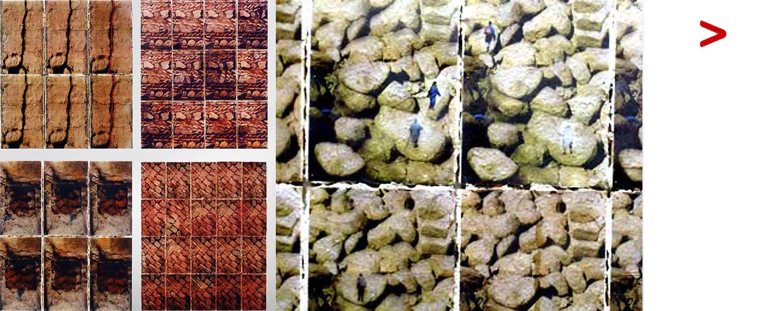 Mauerwerk eine Serie von Gisela von Waldow