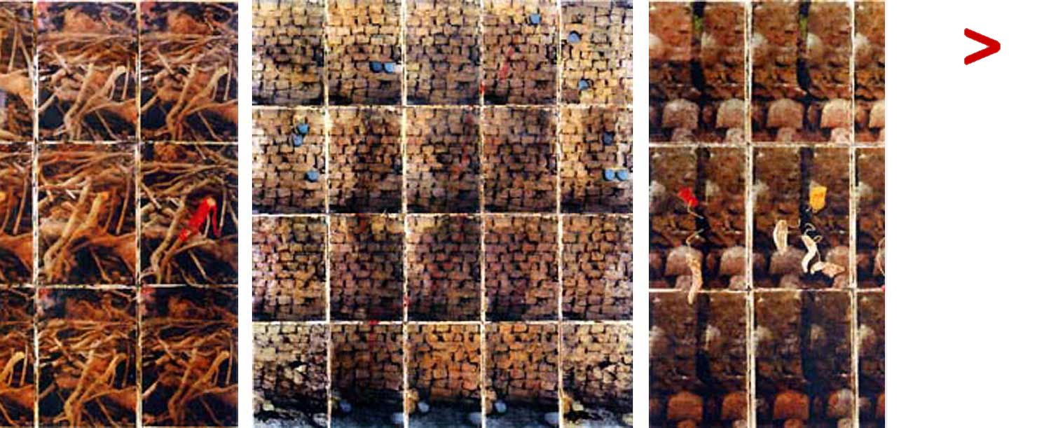 Mauerwerk eine Serie zum Thema veränderte Wahrnehmung